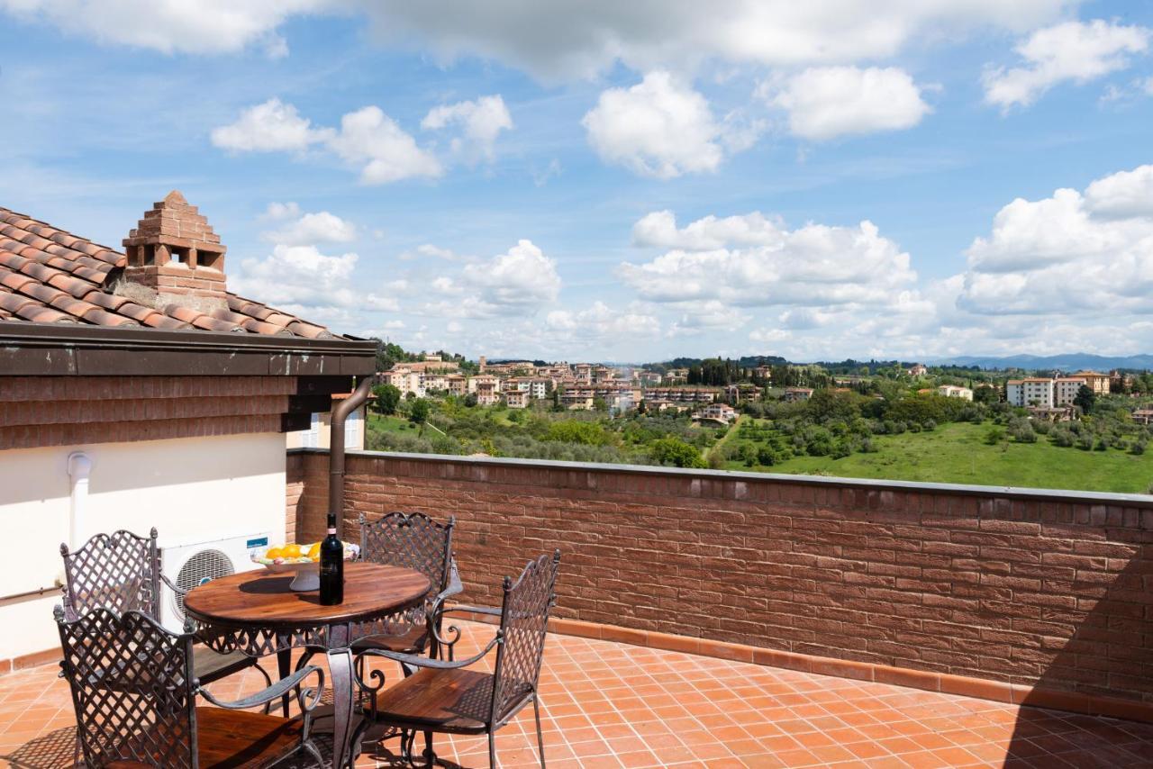 Apartmán Luglie 360° Panoramic Terrace Siena Exteriér fotografie